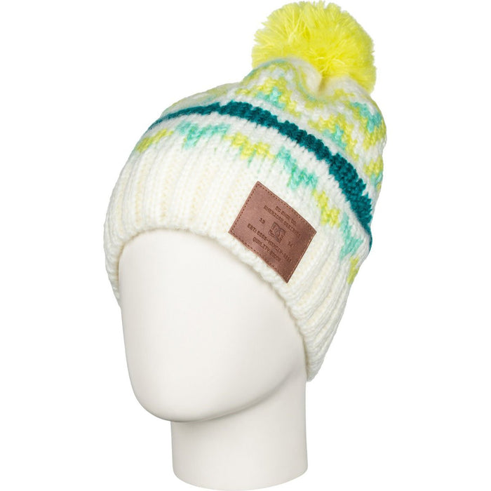 DC Camden Pom Women's Beanie Bright White New