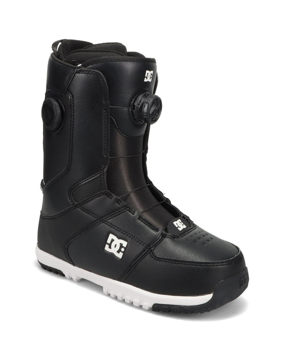 DC Control Double Boa Snowboard Boots, Men's Size 10.5, Black / White New 2026