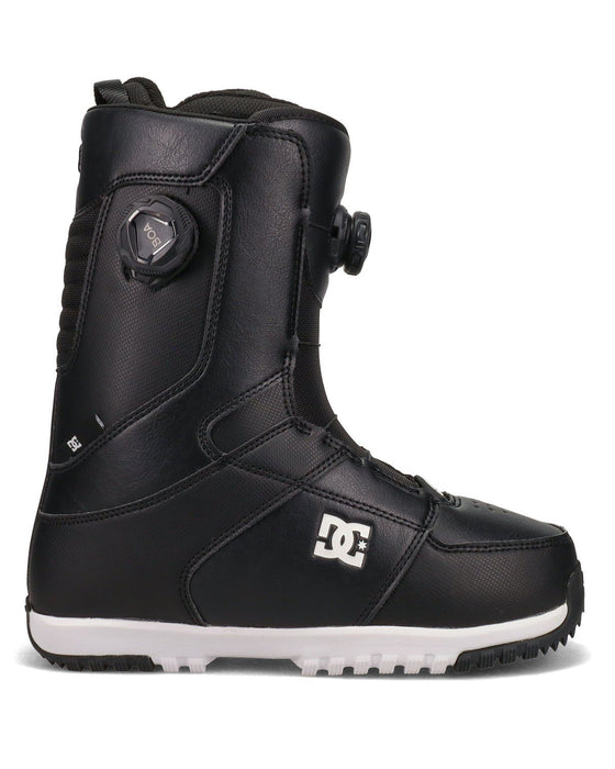 DC Control Double Boa Snowboard Boots, Men's Size 9, Black / White New 2026