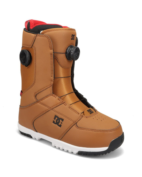 DC Control Double Boa Snowboard Boots, Men's Size 12, Wheat Brown New 2026