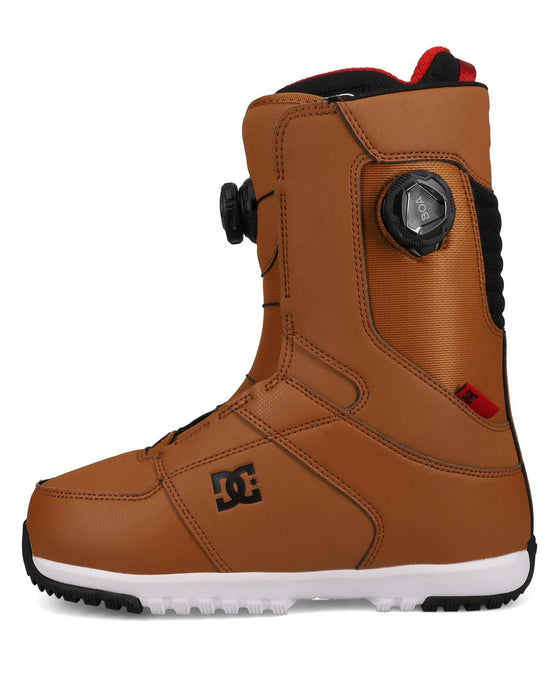 DC Control Double Boa Snowboard Boots, Men's Size 10, Wheat Brown New 2026