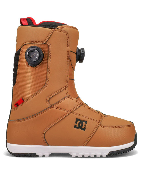 DC Control Double Boa Snowboard Boots, Men's Size 10, Wheat Brown New 2026