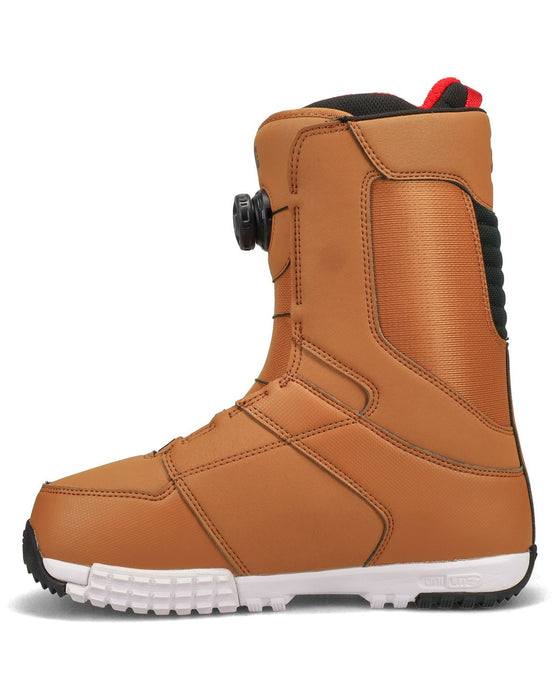 DC Control Double Boa Snowboard Boots, Men's Size 11, Wheat Brown New 2026