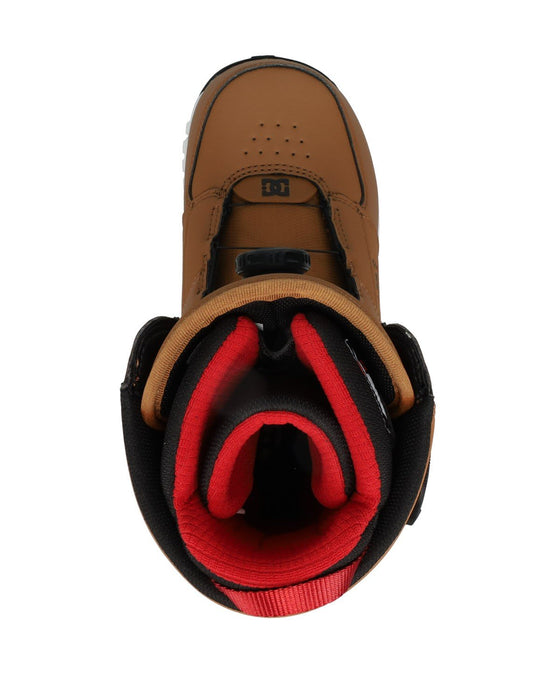DC Control Double Boa Snowboard Boots, Men's Size 13, Wheat Brown New 2026