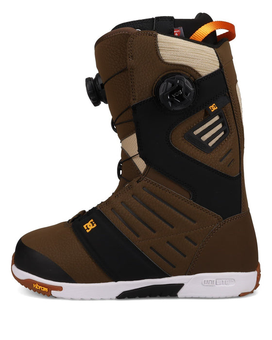 DC Judge Double Boa Snowboard Boots US Men's Size 10.5, Brown New 2026