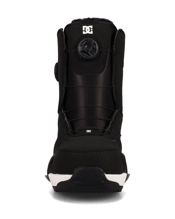 DC Lotus Boa Step On Snowboard Boots, US Womens Size 7 Black White New 2026