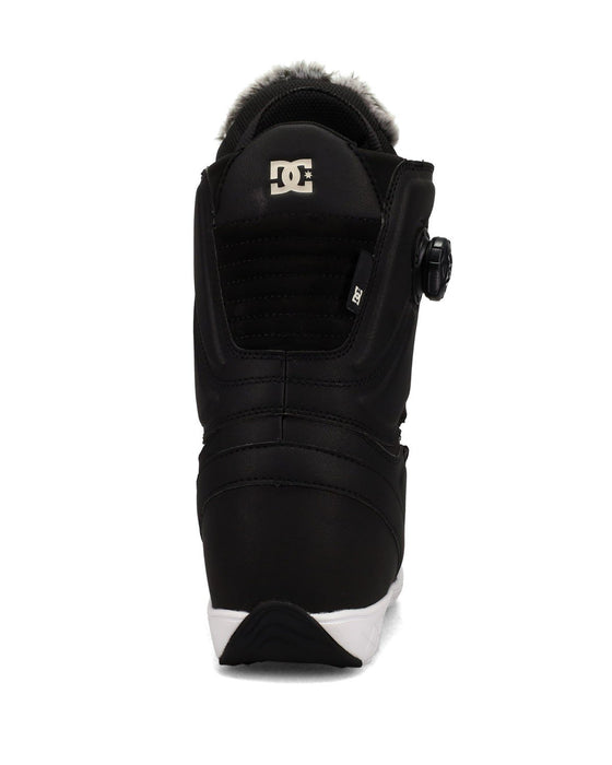 DC Mora Boa Snowboard Boots, US Womens Size 8.5, Black/White New 2026