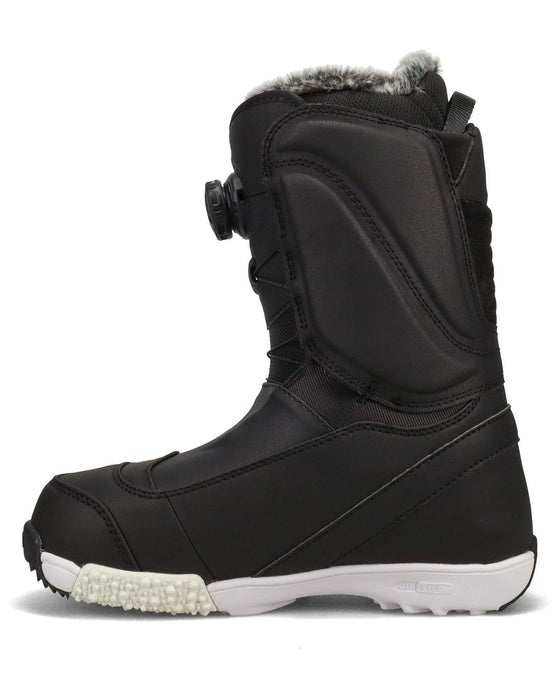 DC Mora Boa Snowboard Boots, US Womens Size 7.5, Black/White New 2026