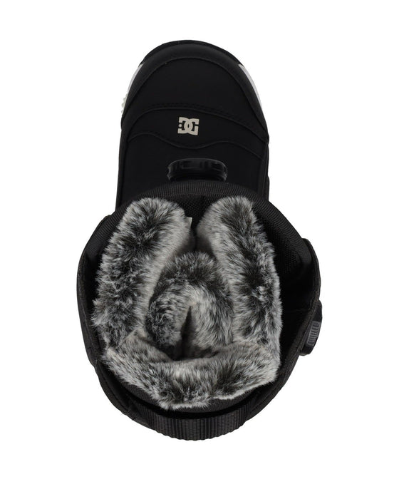 DC Mora Boa Snowboard Boots, US Womens Size 9.5, Black/White New 2026