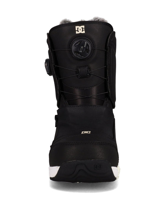 DC Mora Boa Snowboard Boots, US Womens Size 9.5, Black/White New 2026