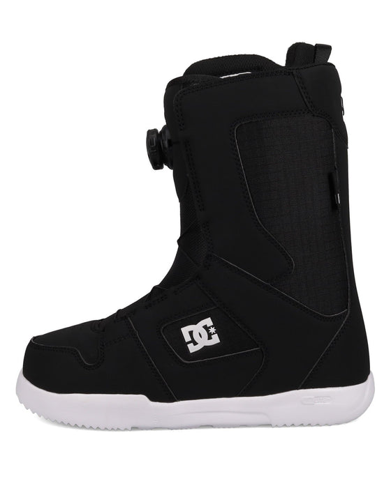 DC Phase Boa Snowboard Boots, US Men's Size 11, Black with White New 2026