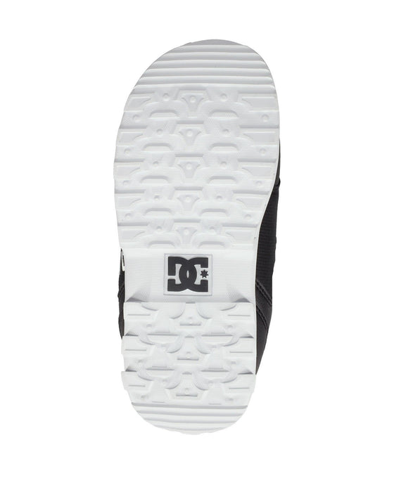 DC Youth Scout Boa Snowboard Boots, Kids Size 1, Black / White New 2026