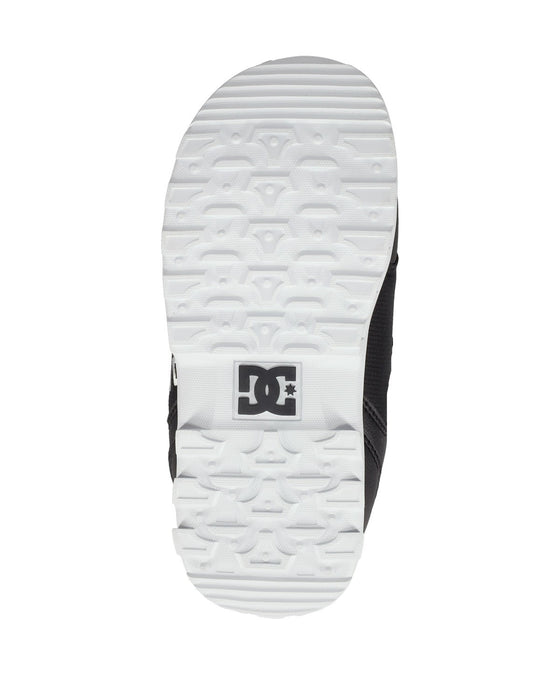 DC Youth Scout Boa Snowboard Boots, Kids Size 3, Black / White New 2026