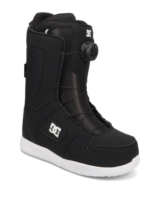 DC Phase Boa Snowboard Boots, US Women's Size 9, Black with White New 2026
