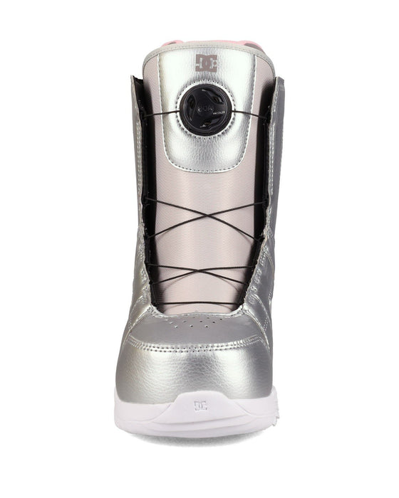 DC Phase Boa Snowboard Boots, US Women's Size 9, Silver Grey New 2026