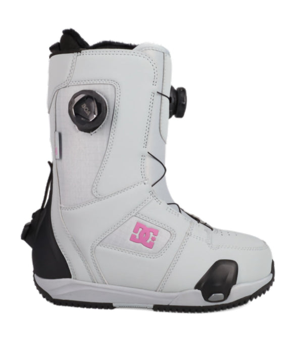 DC Women's Phase Boa Pro Step On Snowboard Boots, US Size 10 Grey Lavender 2027