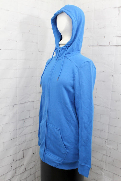 DC Basic Hoodie / Full-zip Hooded Sweatshirt, Men's Medium, Blue New