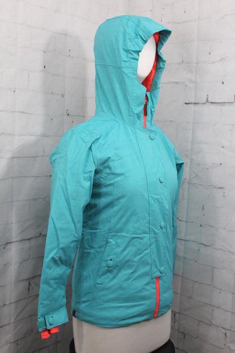 DC Data Insulated Snowboard Jacket Youth Girls Size Medium Ceramic New