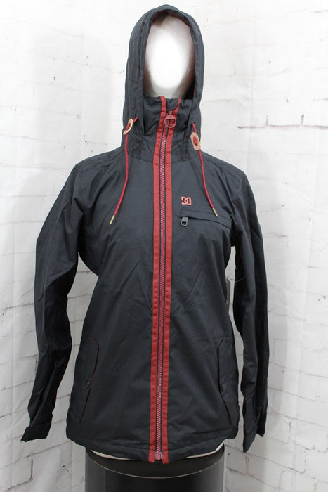 DC Revamp Snowboard Jacket, Women's Medium, Anthracite Black New