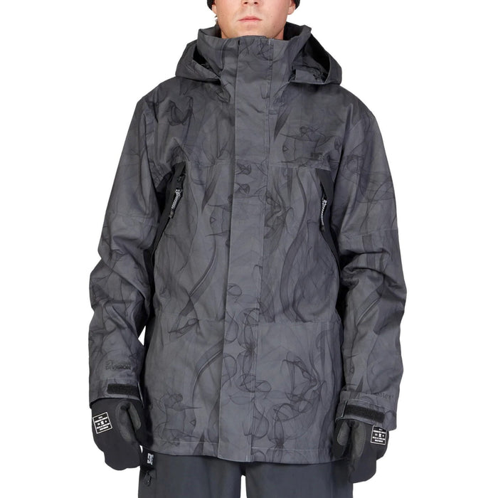DC Command 45K Snowboard Jacket, Men's Medium, Smoke Dark Shadow