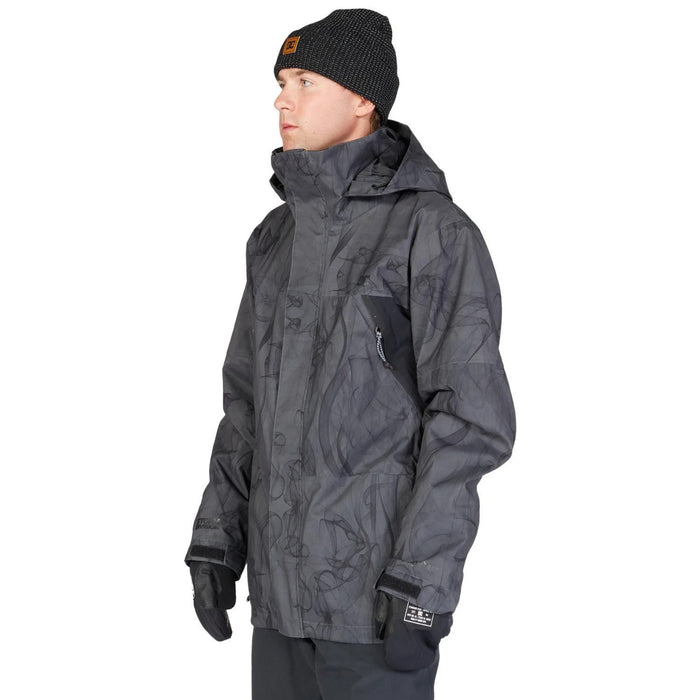 DC Command 45K Snowboard Jacket, Men's Medium, Smoke Dark Shadow
