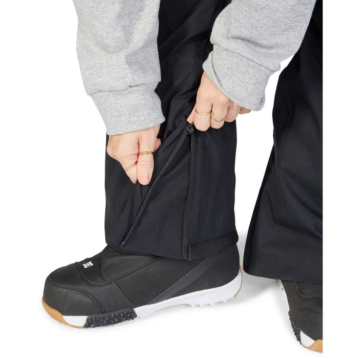 DC Monarch 45K Bib Snowboard Pants, Womens Size Medium, Black New