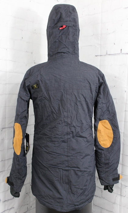 DC Nature Snowboard Jacket Women's Medium Anthracite / Charcoal Black New