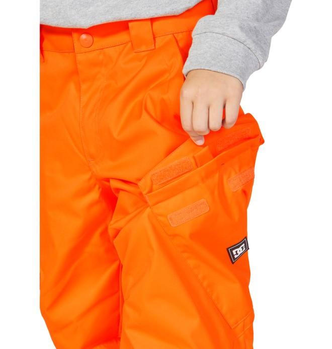 DC Banshee Snowboard Pants Boys Youth Medium (12) Orange Popsicle