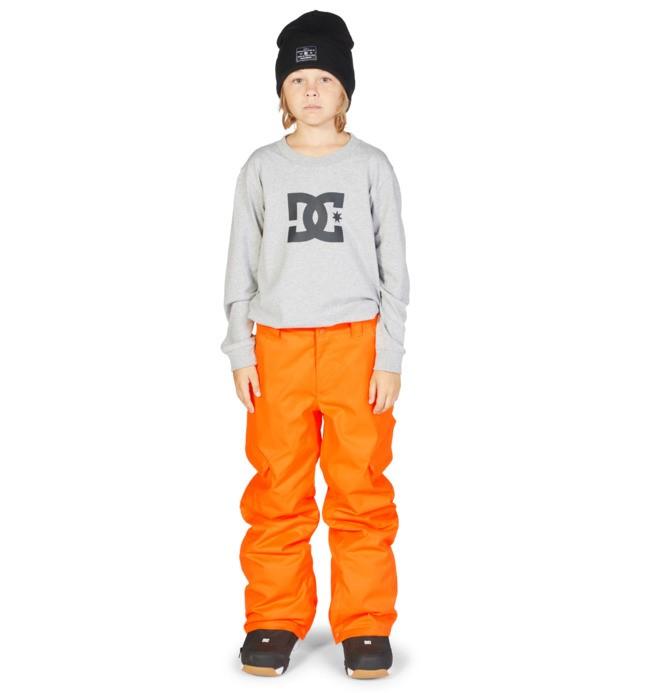 DC Banshee Snowboard Pants Boys Youth Medium (12) Orange Popsicle