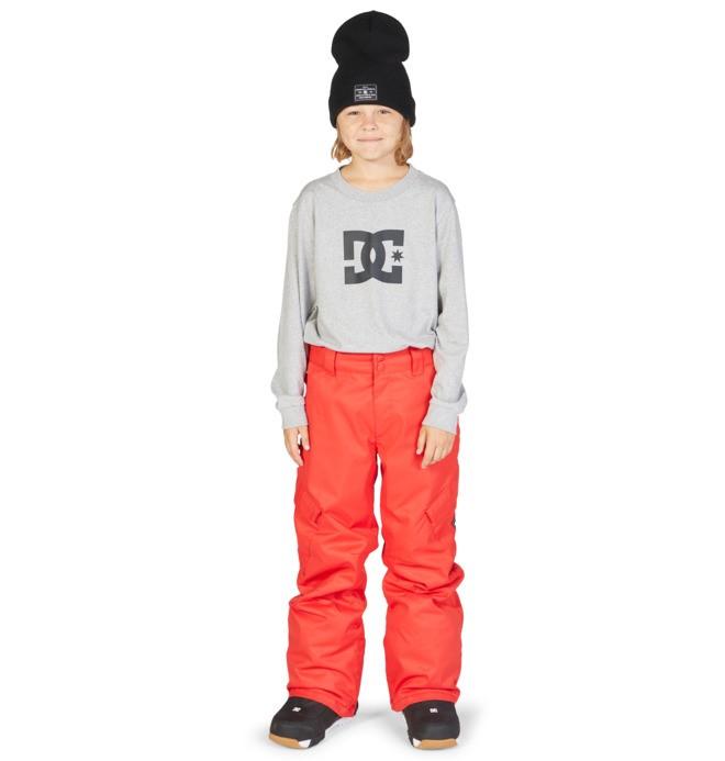 DC Banshee Snowboard Pants Boys Youth Medium (12) Racing Red