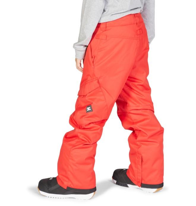 DC Banshee Snowboard Pants Boys Youth Medium (12) Racing Red