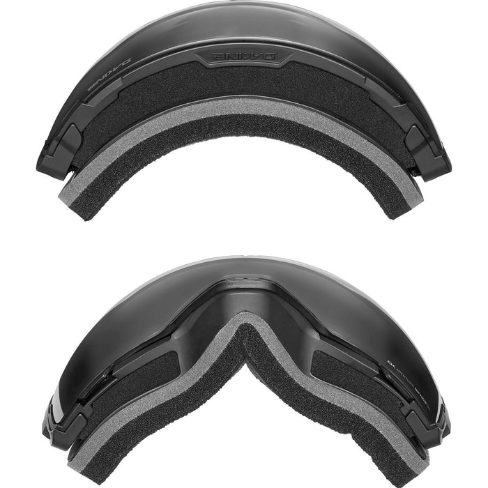 Dakine Domain Plus Ski / Snow Goggles, Black Frame, Black Lens Plus Storm Yellow