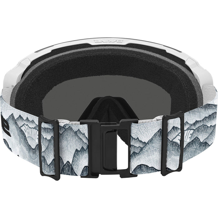 Dakine Domain Plus Snow Goggles, Kingdom Mountains Blue Mirror Plus Storm Yellow