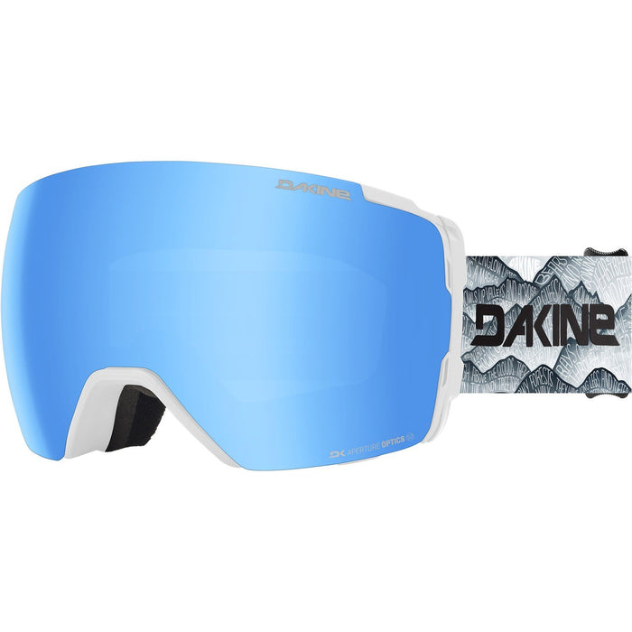 Dakine Domain Plus Snow Goggles, Kingdom Mountains Blue Mirror Plus Storm Yellow