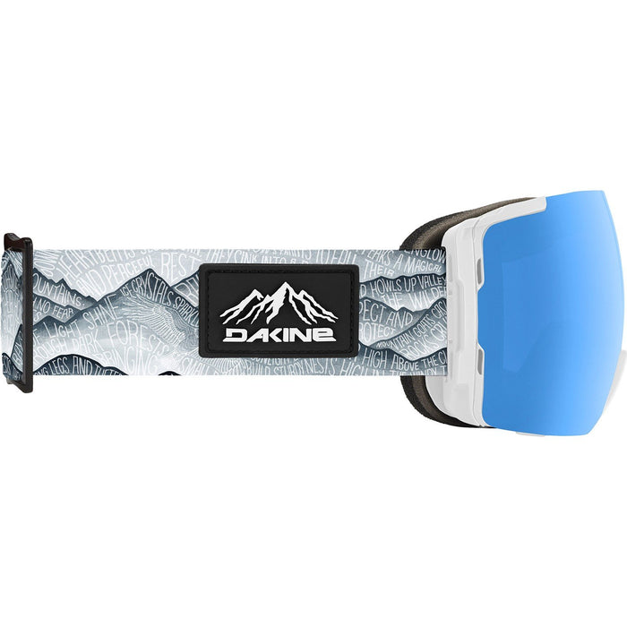 Dakine Domain Plus Snow Goggles, Kingdom Mountains Blue Mirror Plus Storm Yellow