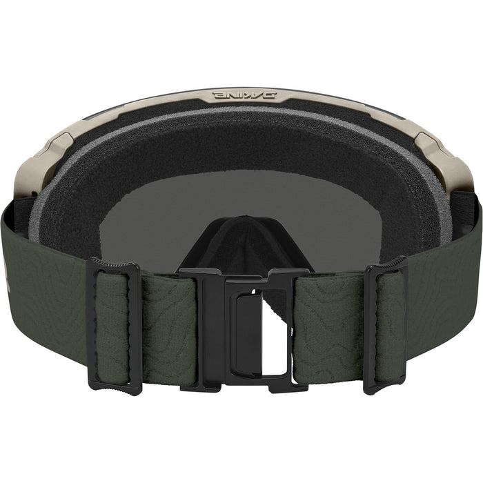 Dakine Domain Plus Snow Goggles, Rosin Frame, Green Mirror Lens Plus Storm Rose