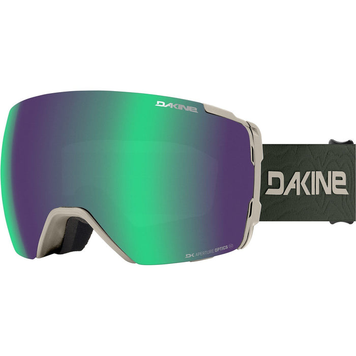 Dakine Domain Plus Snow Goggles, Rosin Frame, Green Mirror Lens Plus Storm Rose
