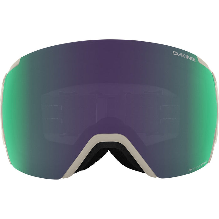Dakine Domain Plus Snow Goggles, Rosin Frame, Green Mirror Lens Plus Storm Rose