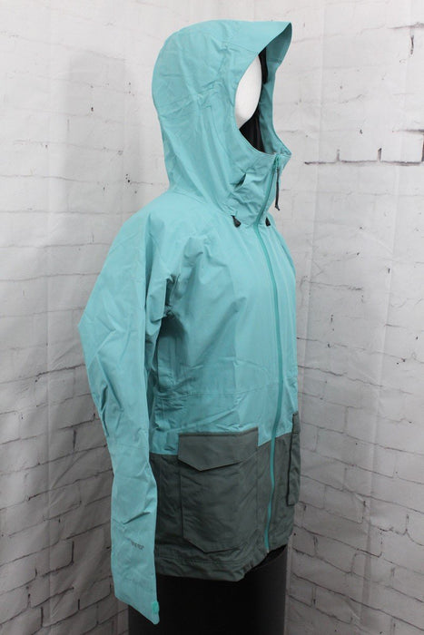 Dakine Gore-Tex Snowboard Jacket, Women's Medium, Lagoon / Balsam Green New