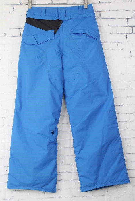 Volcom Disturbance Insulated Snowboard Pants Boys Youth Medium Cyan New