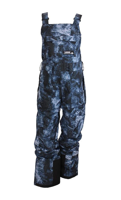 Turbine Boy's Drifter Technical Bib Snow Pants, Large Sea Ridges New