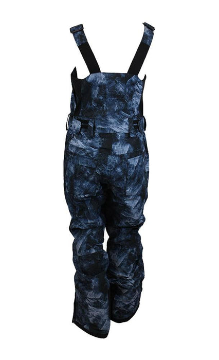 Turbine Boy's Drifter Technical Bib Snow Pants, Medium Sea Ridges New