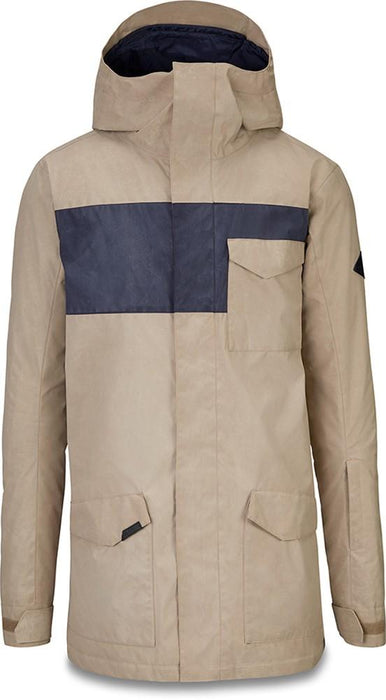 Dakine Elsman Snowboard Jacket, Men's Large, Stone / Night Sky Blue New