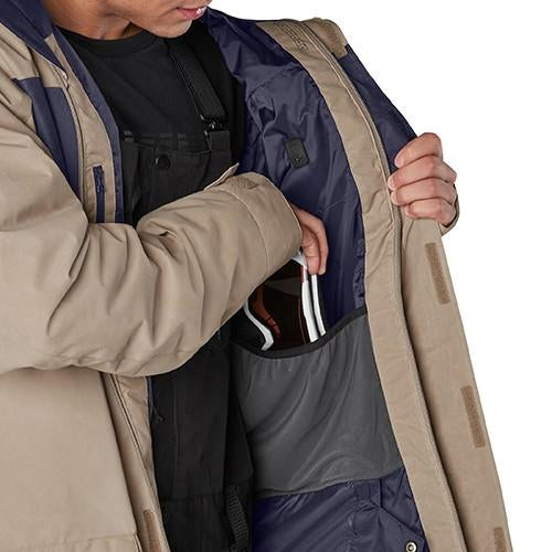 Dakine Elsman Snowboard Jacket, Men's Large, Stone / Night Sky Blue New