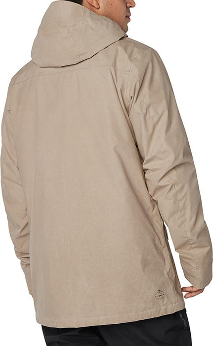 Dakine Elsman Snowboard Jacket, Men's Large, Stone / Night Sky Blue New