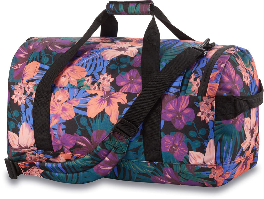 Dakine EQ Duffle 35L Bag, Sports Gym Travel Bag, Black Tropidelic Print New 2024
