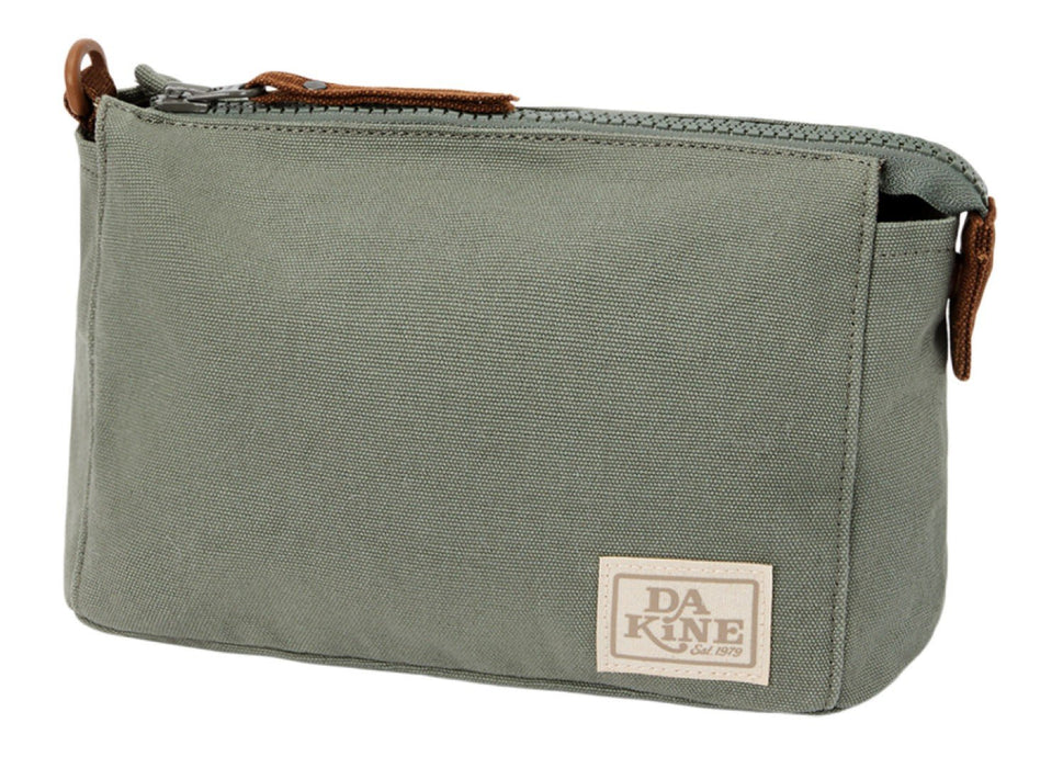 Dakine Everyday Pouch Zippered Canvas Bag, Mulled Basil Green New