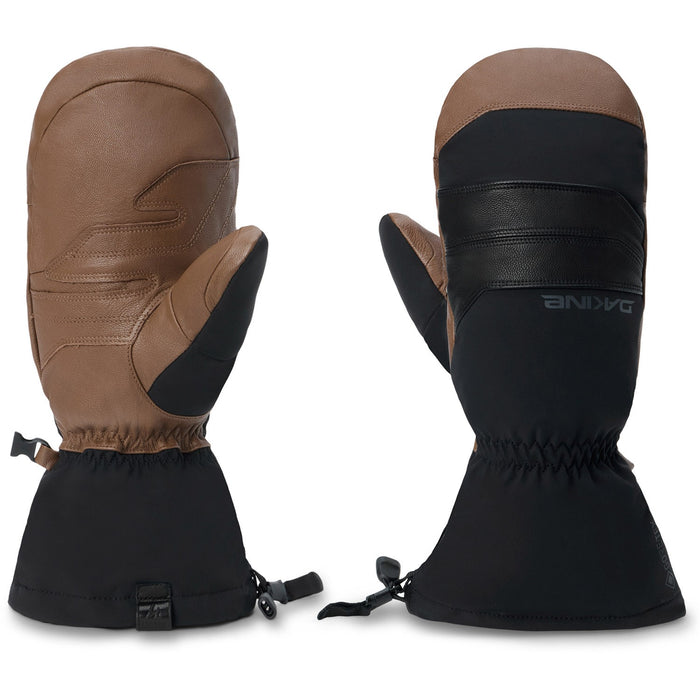 Dakine Excursion Gore-Tex Snowboard Mitts, Men's Large, Black / Soft Silt New