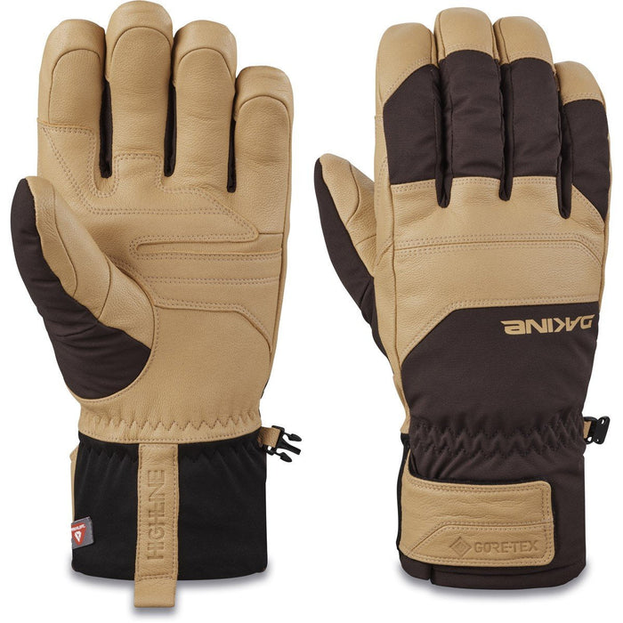 Dakine Excursion Gore-Tex Short Snow Gloves Men's Large Tan/Mole