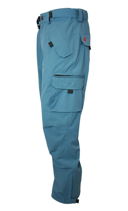 Turbine Mens FDGB Snow Pants, Large Dark Wash Blue New